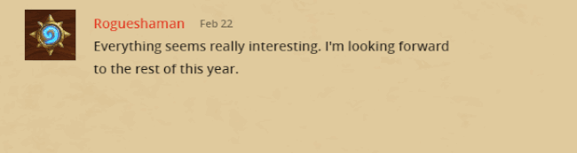 Hearthstone User Is Pleased