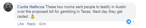 There May Be Political Motivations Behind the Houston Anti-Gambling Raids According to One Facebooker