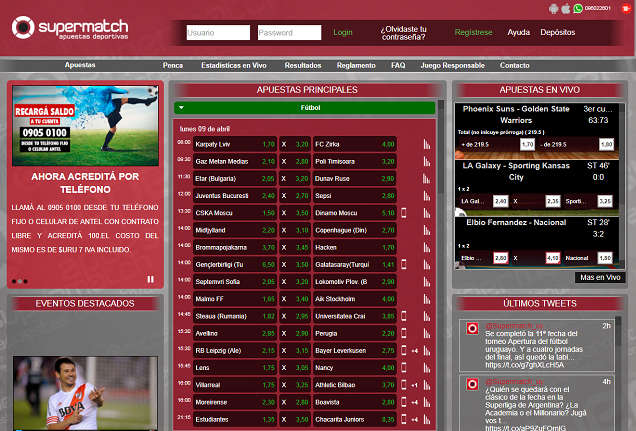 Home Page of Supermatch
