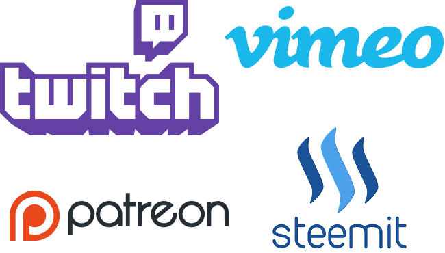 Logos of Companies That Compete With YouTube