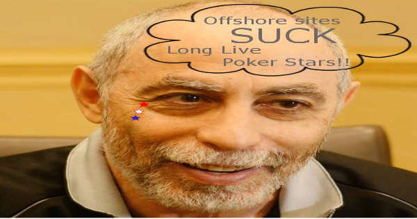 Social Media image of Barry Greenstein vs Offshore Poker Sites