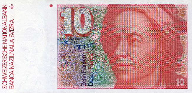 10 Swiss Franc Banknote