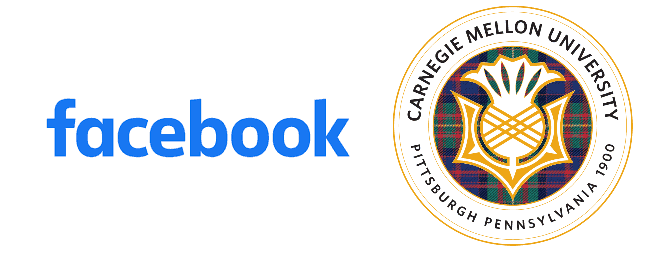 Logos of Facebook and Carnegie Mellon