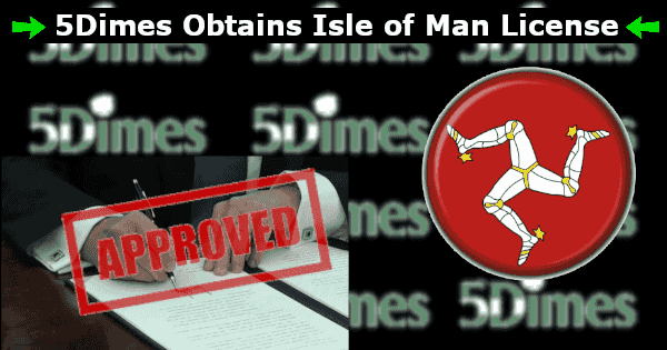 5Dimes Isle of Man License Social Image