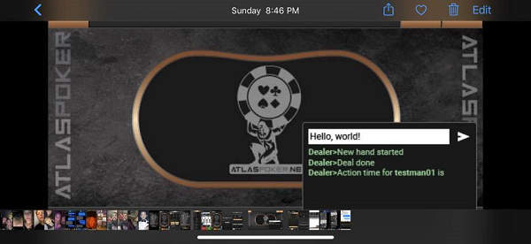 Atlas Poker Table
