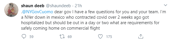 Shaun Deeb Tweet About Returning Home