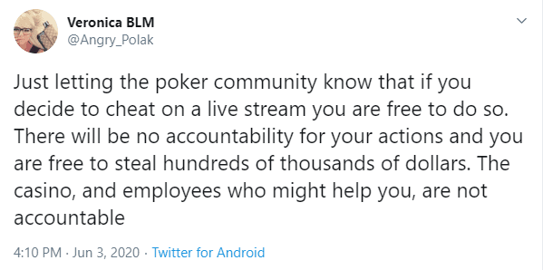 Veronica Brill Tweet About Postle Case Dismissal