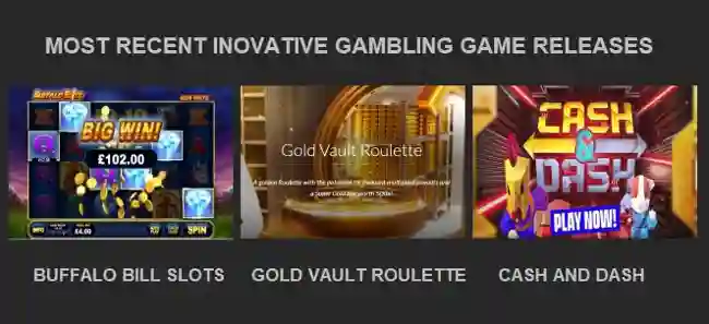 Three recently released innovative game titles