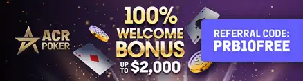 Join ACR Poker to Get Your First Deposit Bonus