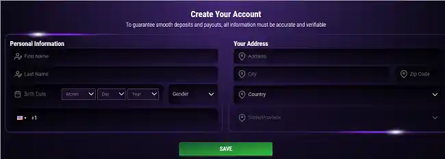 Complete the required fields to qualify for your free $10