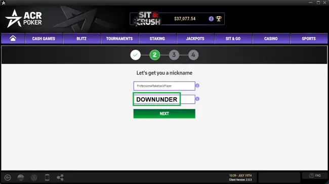 ACR No Deposit Promo Code