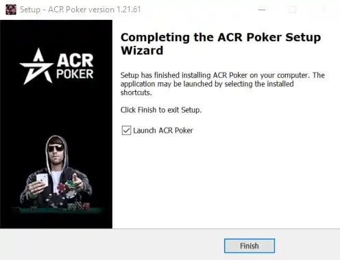 The ACR Poker installation process is quick and easy