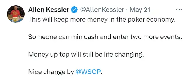 Allen Kesler Responds to WSOP News