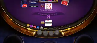 Blackjack Table at Chumba Casino
