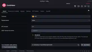 CoinPoker Deposit Form