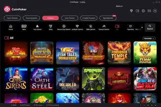 When it's time for a break from poker, Coin Poker casino beckons
