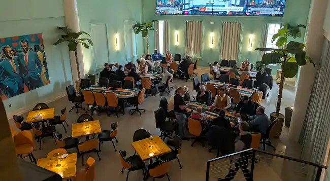 The Copa Club ran NLHE and PLO cash games along with tournaments