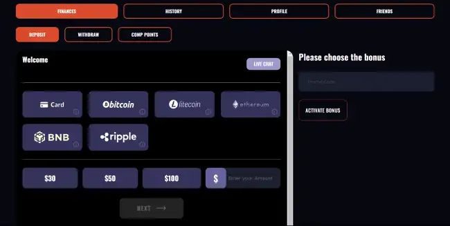 Highway Casino Deposits