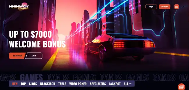 Highway Casino Homepage