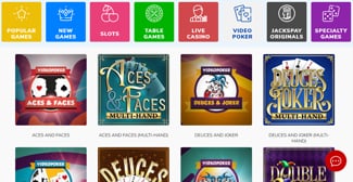 Video Poker at Jackspay contains some of the fairest games in the house