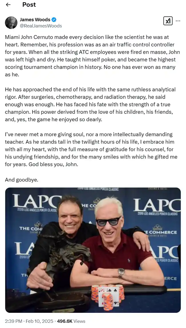 X Post About Miami John Cernuto