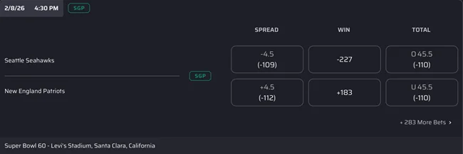 Bet on the Spread, Moneyline, or Totals