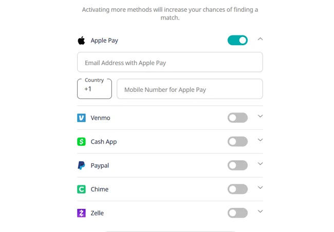 MatchPay Apps