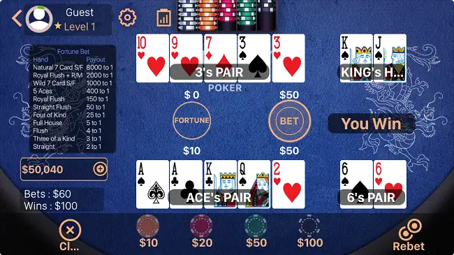 Mobile App Pai Gow