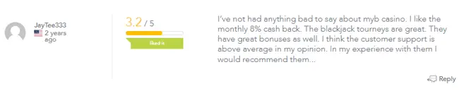 LCB Forum User JayTee333 Enjoys MYB Casino