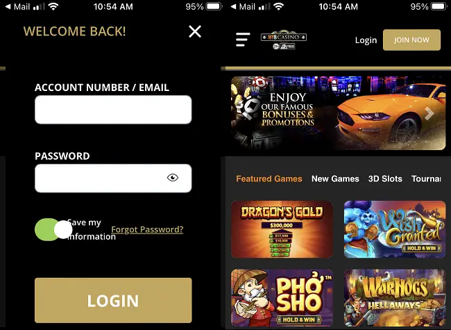 MYB Casino Mobile Gambling