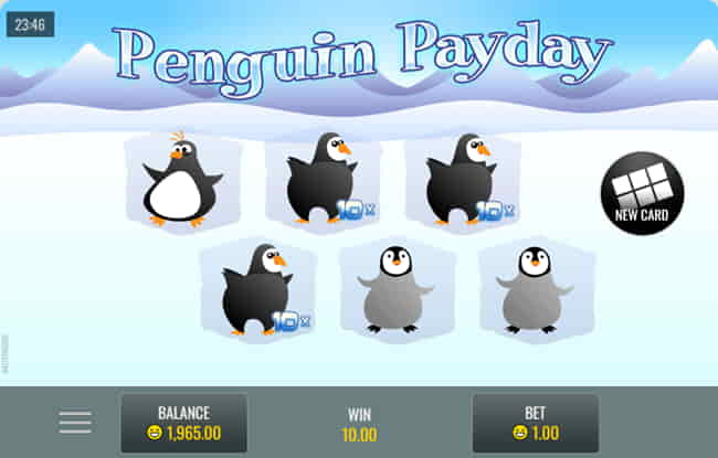 Penguin Payday Scratch Card