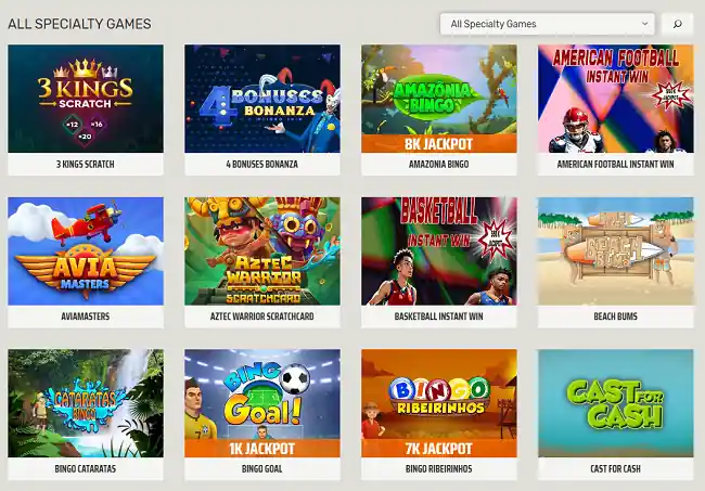 Some of the popular specialty games at Ignition Casino