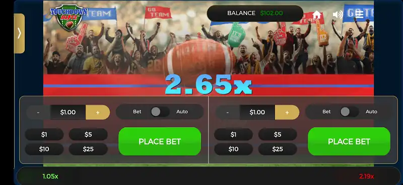 Touchdown Blitz is fully compatible with mobile devices