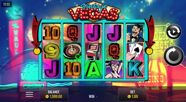 Vintage Vegas Slot Gameplay