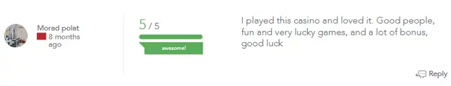 WinPort Casino Player Enjoys playing at Winport