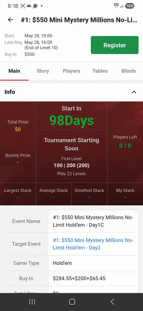 The WSOP+ app is a requirement for those who wish to play in the World Series of Poker
