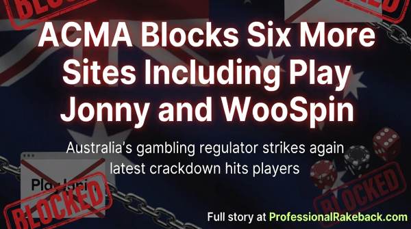 ACMA Blocks More Gambling Sites