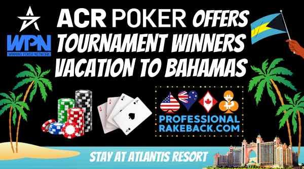 ACR Poker is sending 40 players to the Bahamas Paradise tournament series