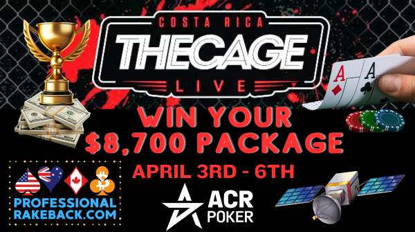 There will be a Cage Live event in Costa Rica in April 2024, and you can win your seat online