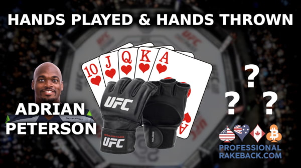 NFL running back Adrian Peterson got into a fight with a poker opponent at the JokerStars card club