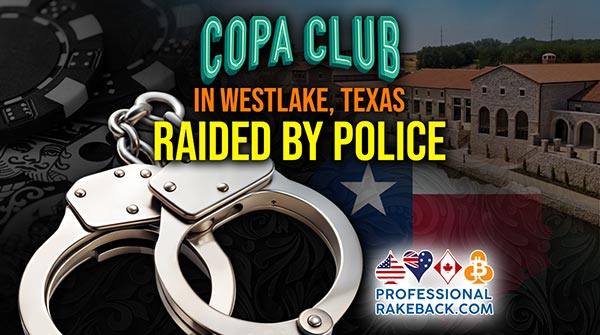 The Copa Club in Westlake, Texas was raided and shut down by the Tarrant County Sheriff's Department