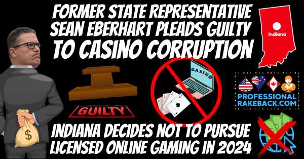 A prominent lawmaker's conviction on corruption charges will likely prevent any Indiana online gaming legislation from proceeding in 2024