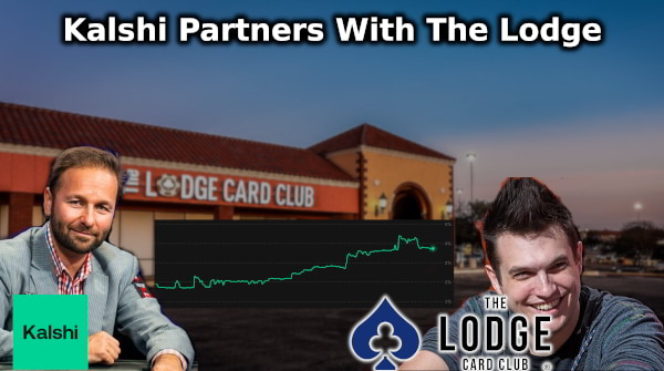 The Lodge cardroom has announced a partnership with prediction market Kalshi