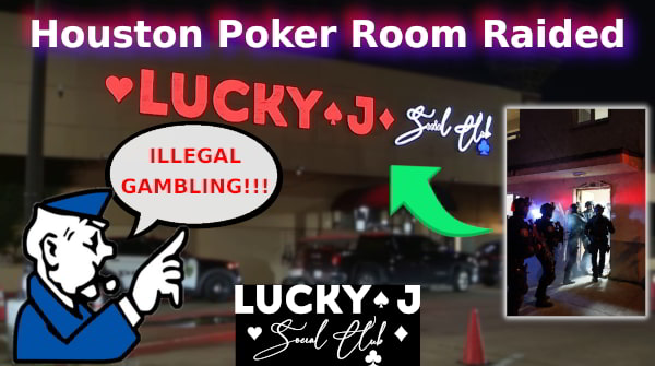 The Lucky J Social Club in Houston was raided by police on May 27