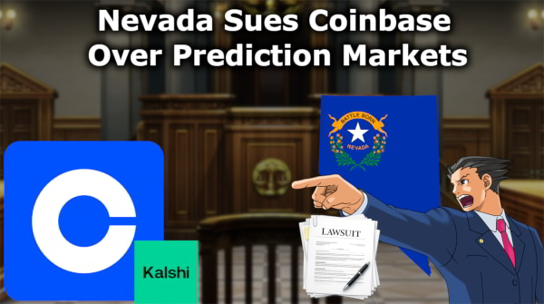 Nevada is suing Coinbase because it feels the company's sports-related contracts are a kind of sports betting