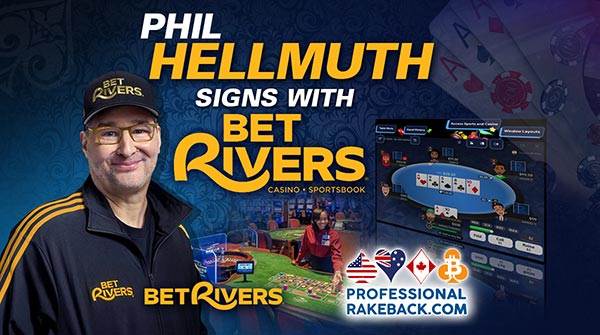 Phil Hellmuth has signed to become a brand ambassador for BetRivers