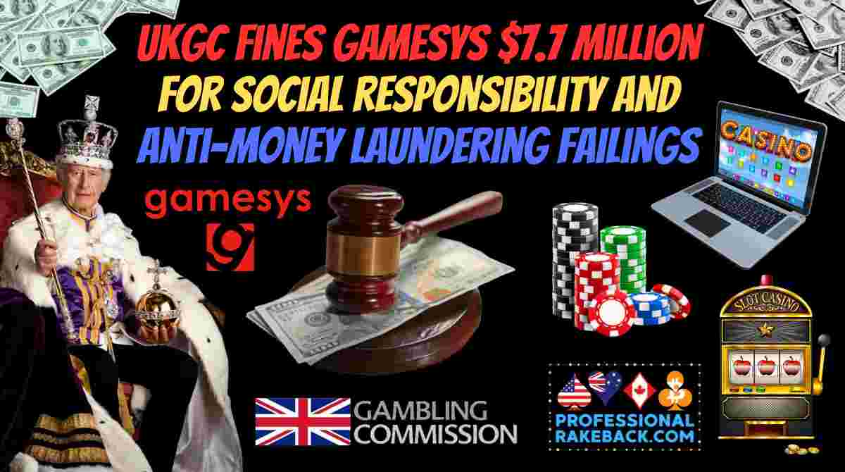 The UK Gambling Commission has ordered Gamesys to pay penalties of more than £6 million