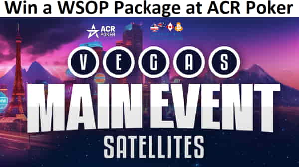 ACR Poker is giving away 40 WSOP Main Event seats this June