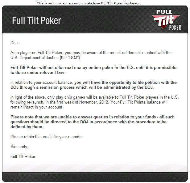 DOJ pays out US poker player balances letter